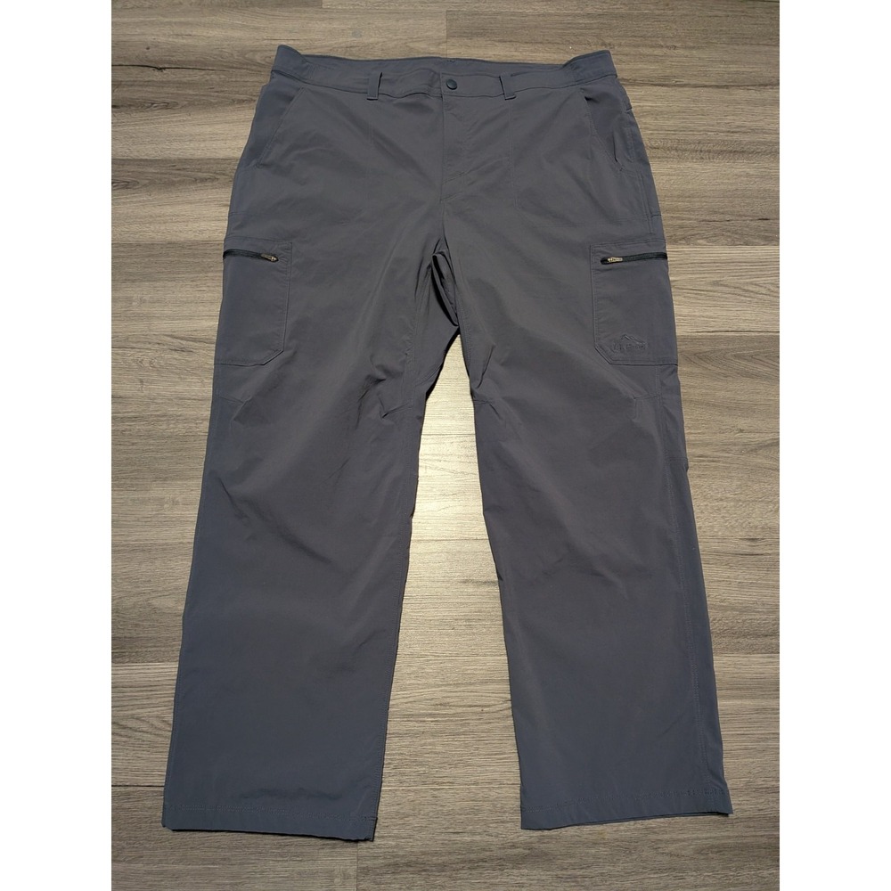 L.L. Bean Men's Grayish Blue Stretch Performance Cargo Pant Size 42x30